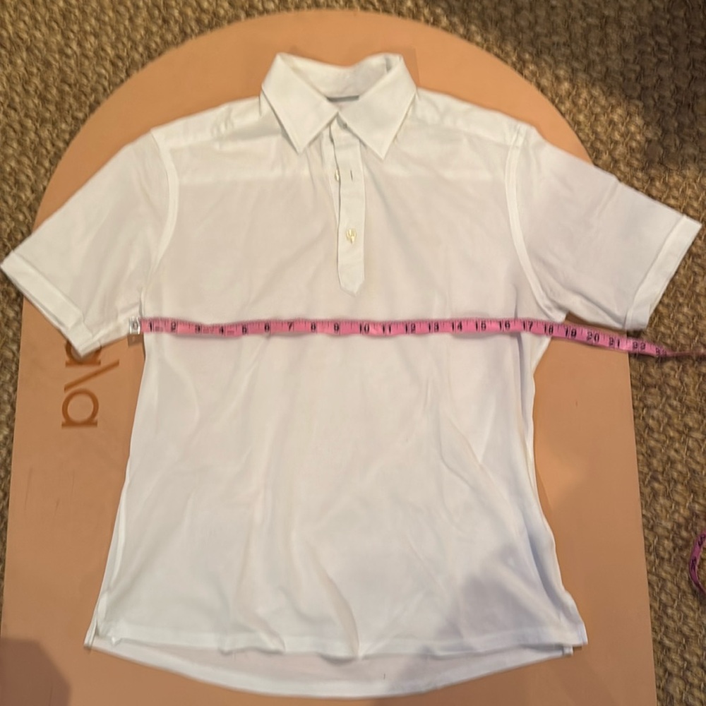 Eton slim fit polo in white cotton